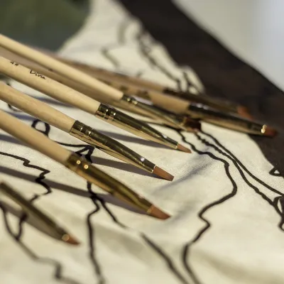 Пензлики для гелю, акрилу та розпису