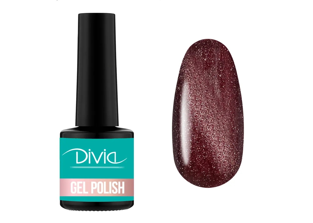 Гель-лак світловідбиваюча кішка Divia 