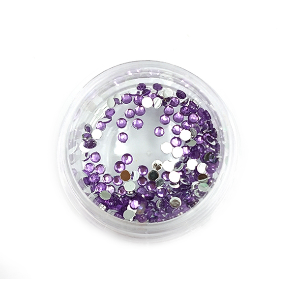 Камінці для декору нігтів в баночці Divia - Di854