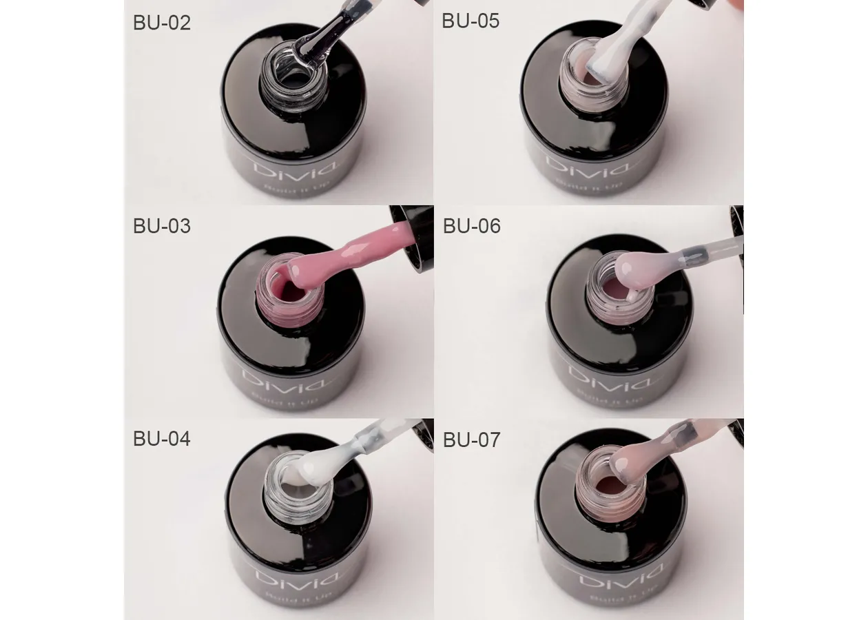 Рідкий гель для нігтів Divia 