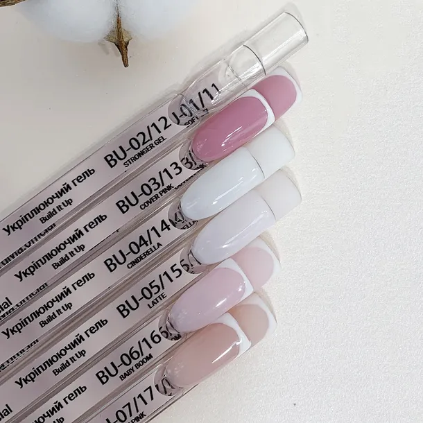 Рідкий гель для нігтів Divia 