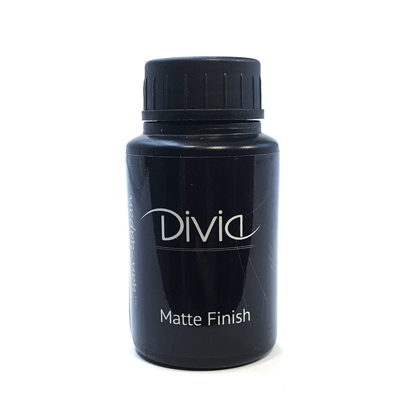 Топ для нігтів матовий без липкого шару Divia