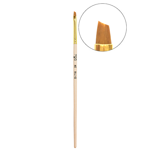 Пензлик для дизайну зі штучного ворсу Divia