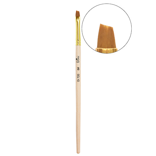 Пензлик для дизайну зі штучного ворсу Divia