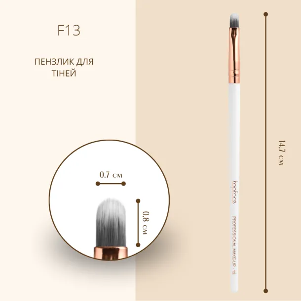 Пензлик для дрібних деталей TopFace - PT901 [F13] - Фото 3