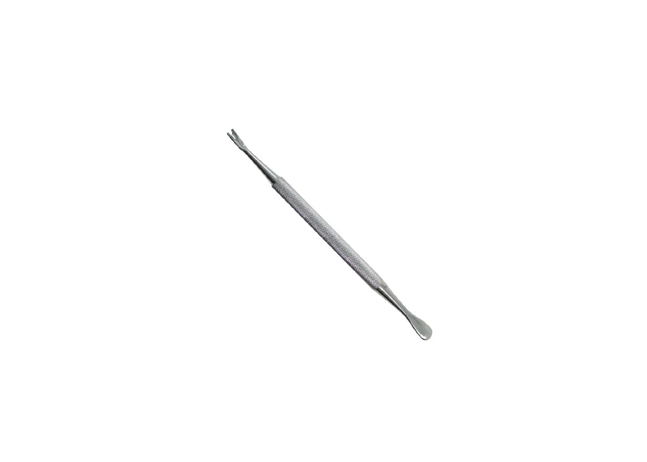 Тример для кутикули металевий двосторонній Luxury - CT08