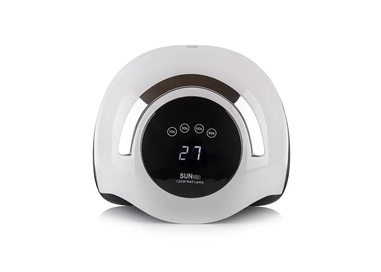 Лампа для сушки нігтів з ручкою UV/LED Sun BQ-5T White (120 Вт) - Фото 3