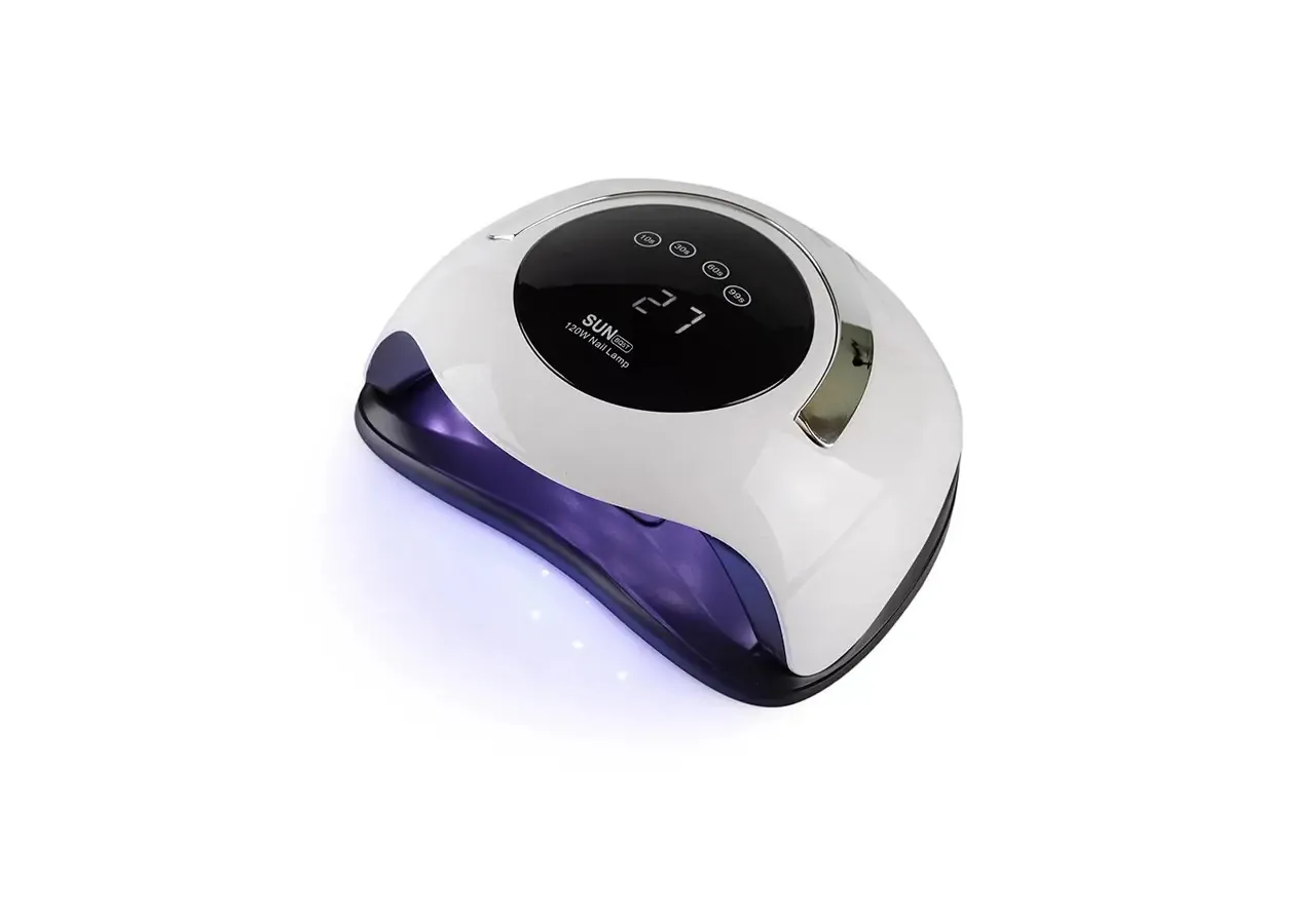 Лампа для сушки нігтів з ручкою UV/LED Sun BQ-5T White (120 Вт)