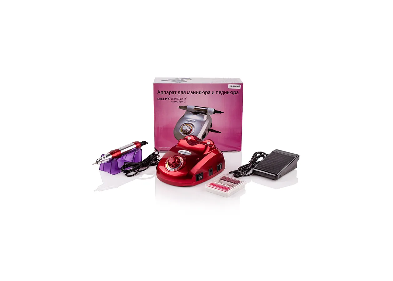 Фрезер для манікюру та педикюру ZS603 Red - Фото 2