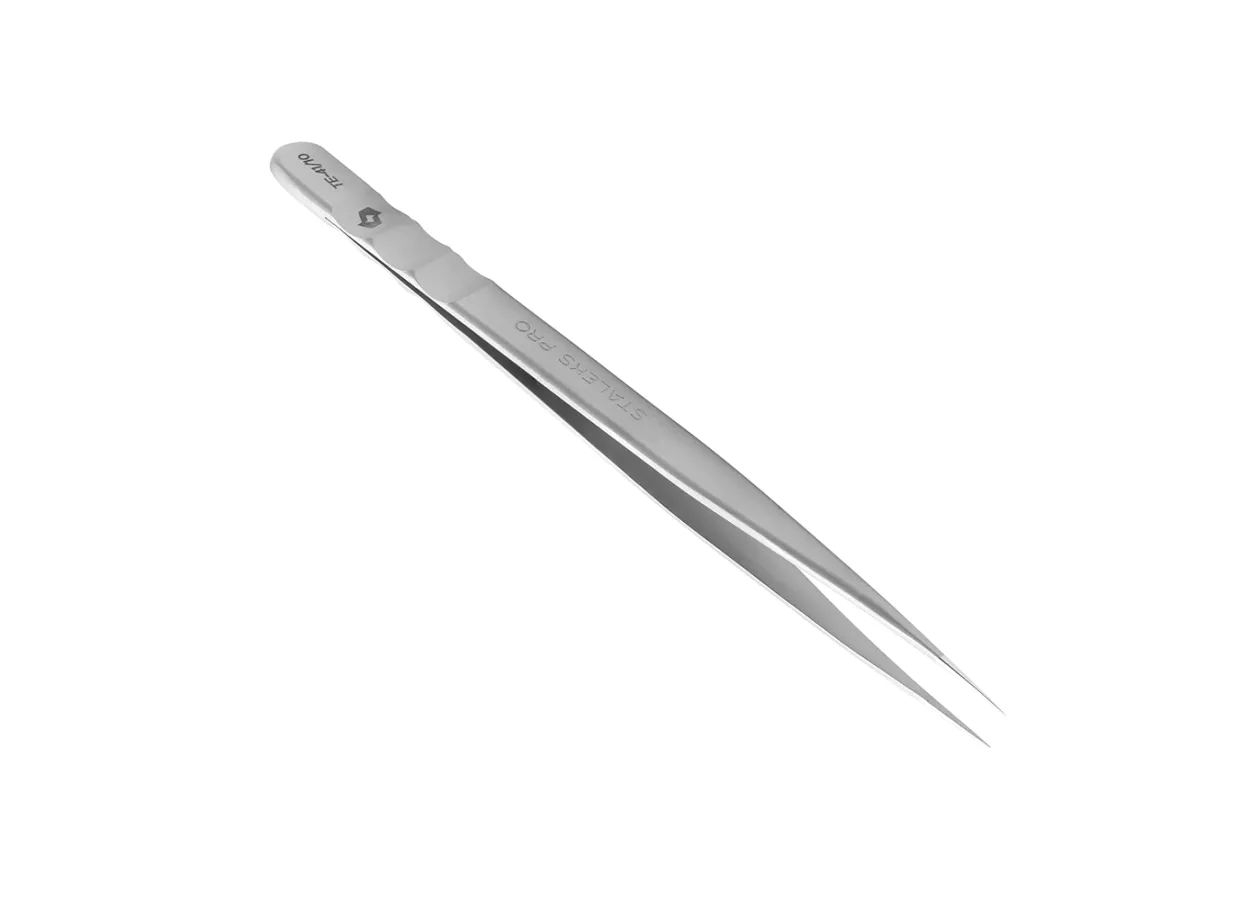 Пінцет професійний для вій прямий Сталекс 