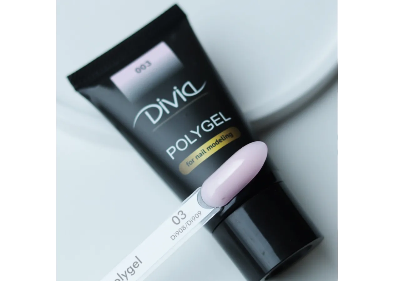 Полігель для нарощування нігтів Divia 