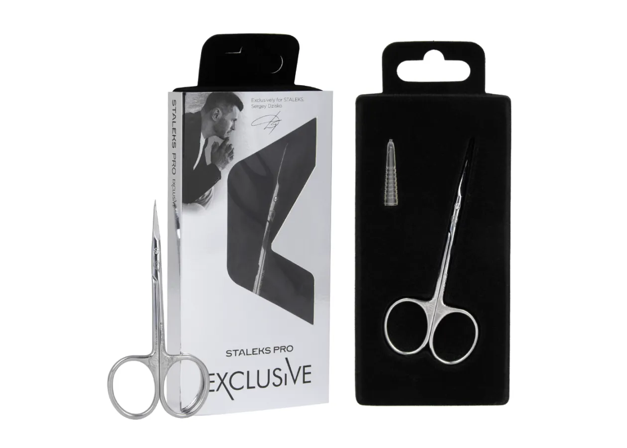 Ножиці професійні для кутикули з гачком Exclusive SX-21-1m Сталекс - Фото 2