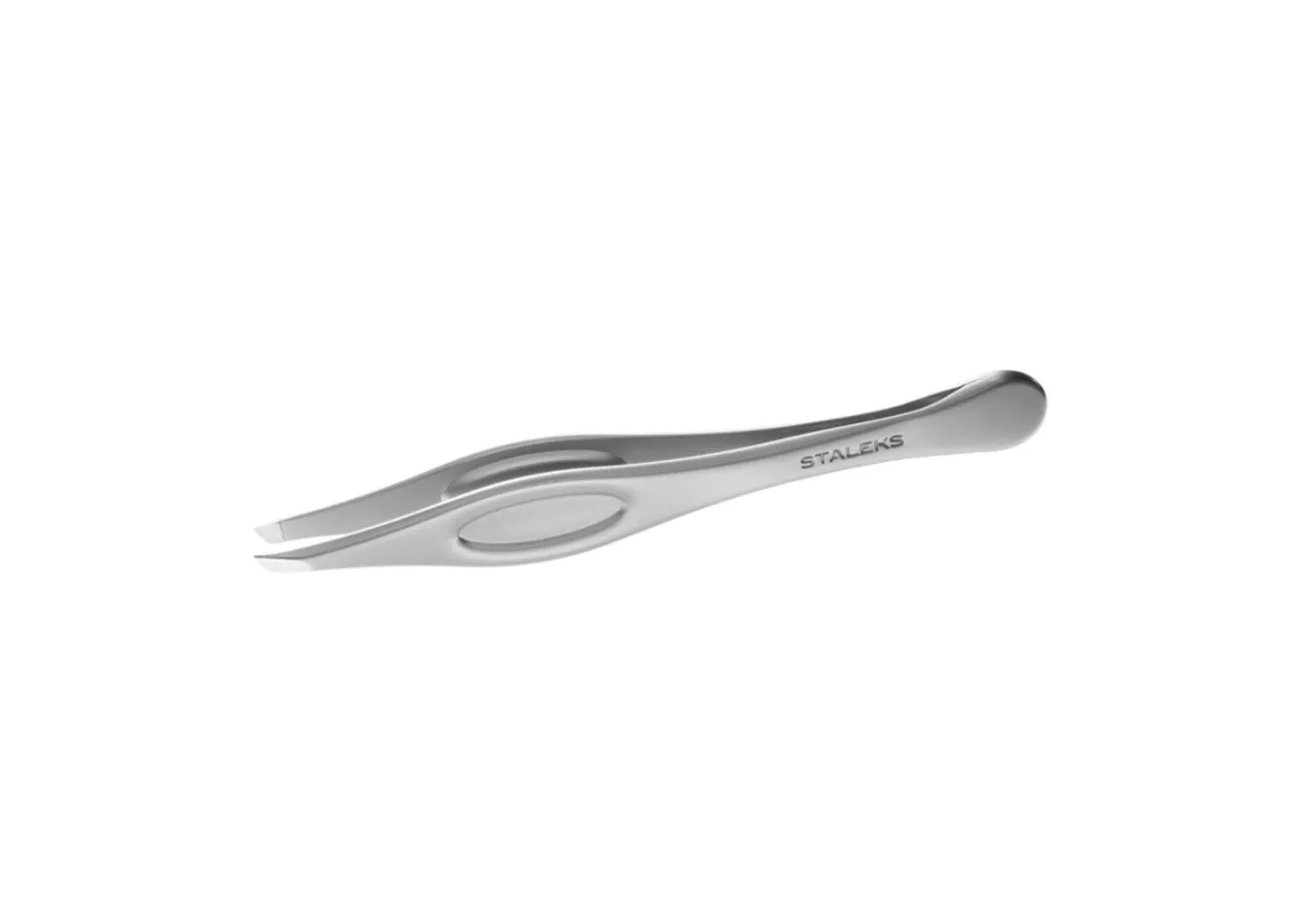 Пінцет для брів скошений Beauty&Care TBC-20-4 Сталекс - Фото 3