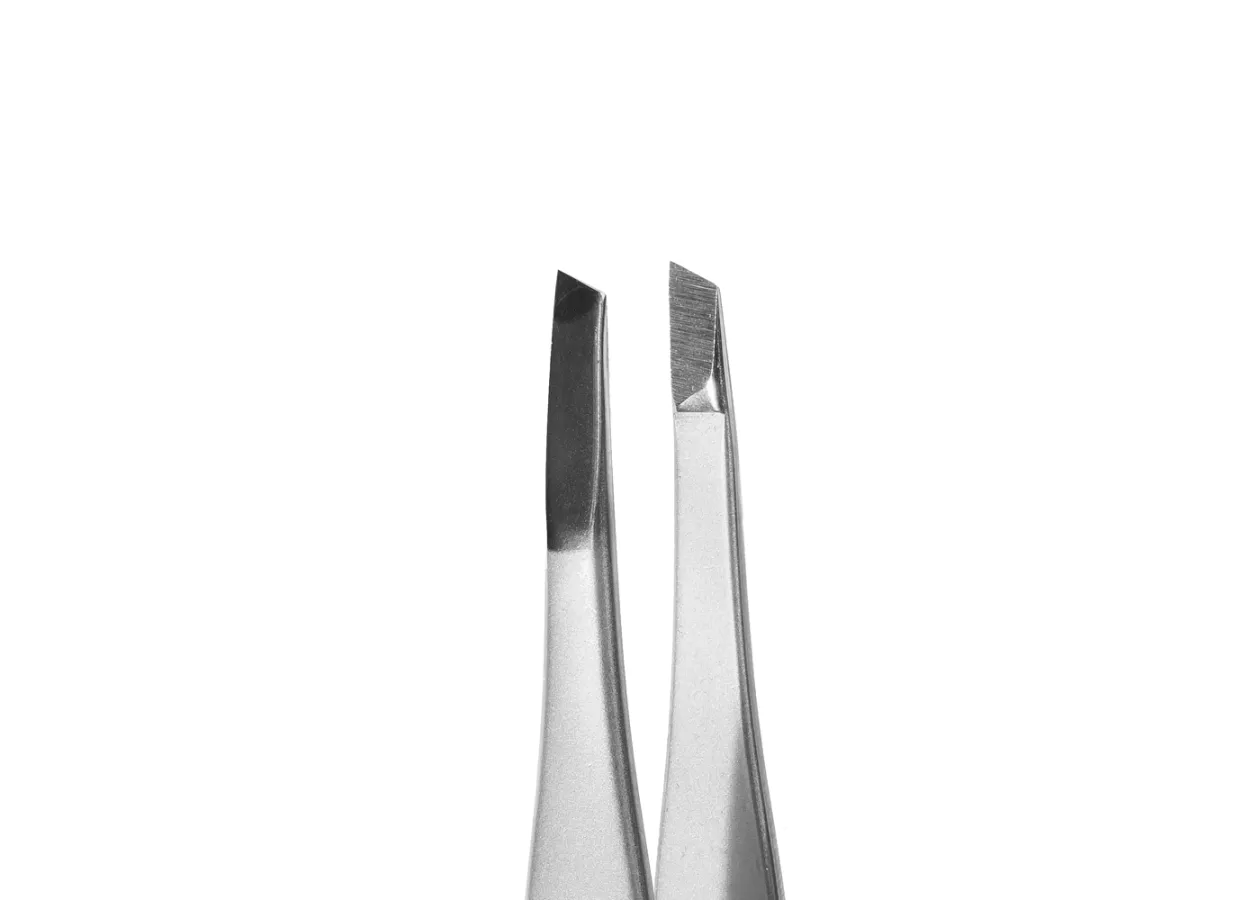 Пінцет для брів скошений Expert TE-20-4 Сталекс - Фото 2