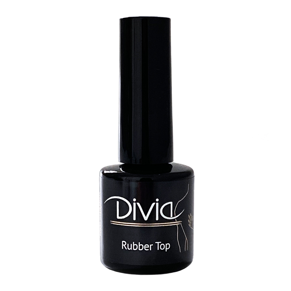 Топ каучуковий для нігтів з липким шаром Divia