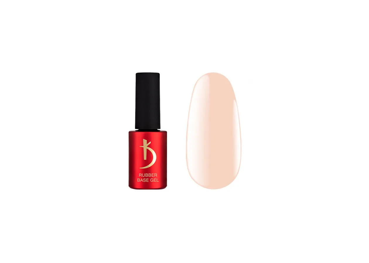 Кольорова каучукова база для нігтів Kodi 