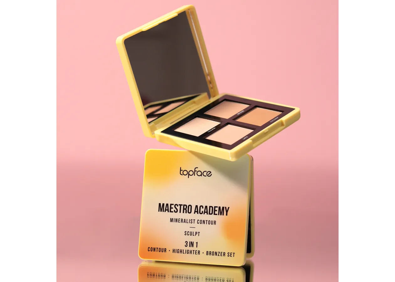 Палітра для контурингу 3 в 1 TopFace 