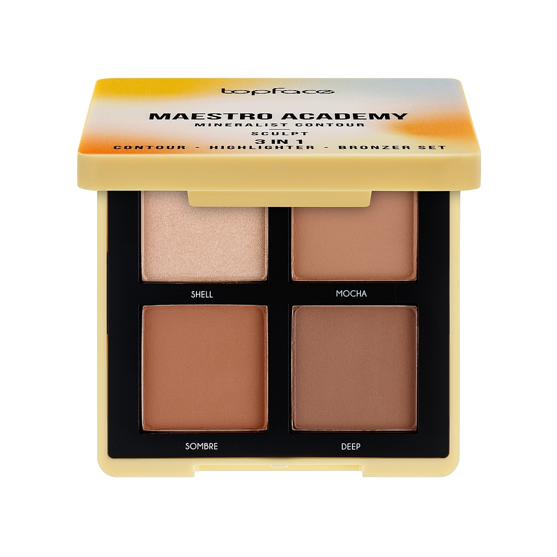 Палітра для контурингу 3 в 1 TopFace