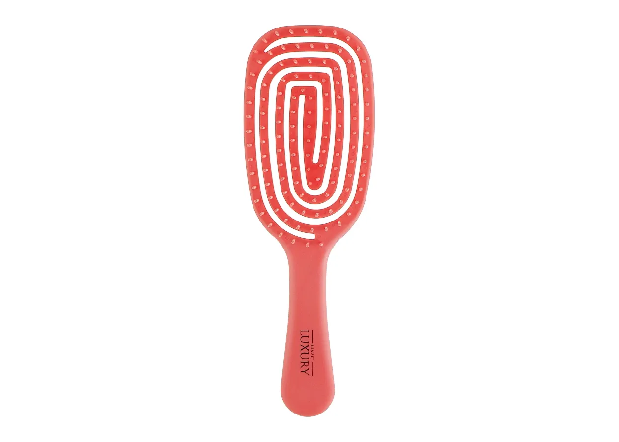 Щітка масажна для волосся велика кольорова Luxury - HB-05-15