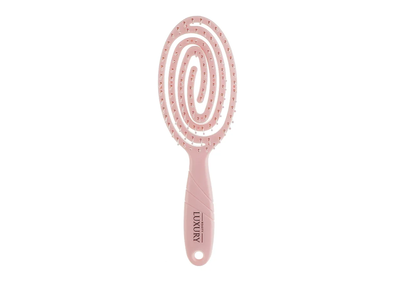 Щітка масажна для волосся середня кольорова Luxury - HB-05-12