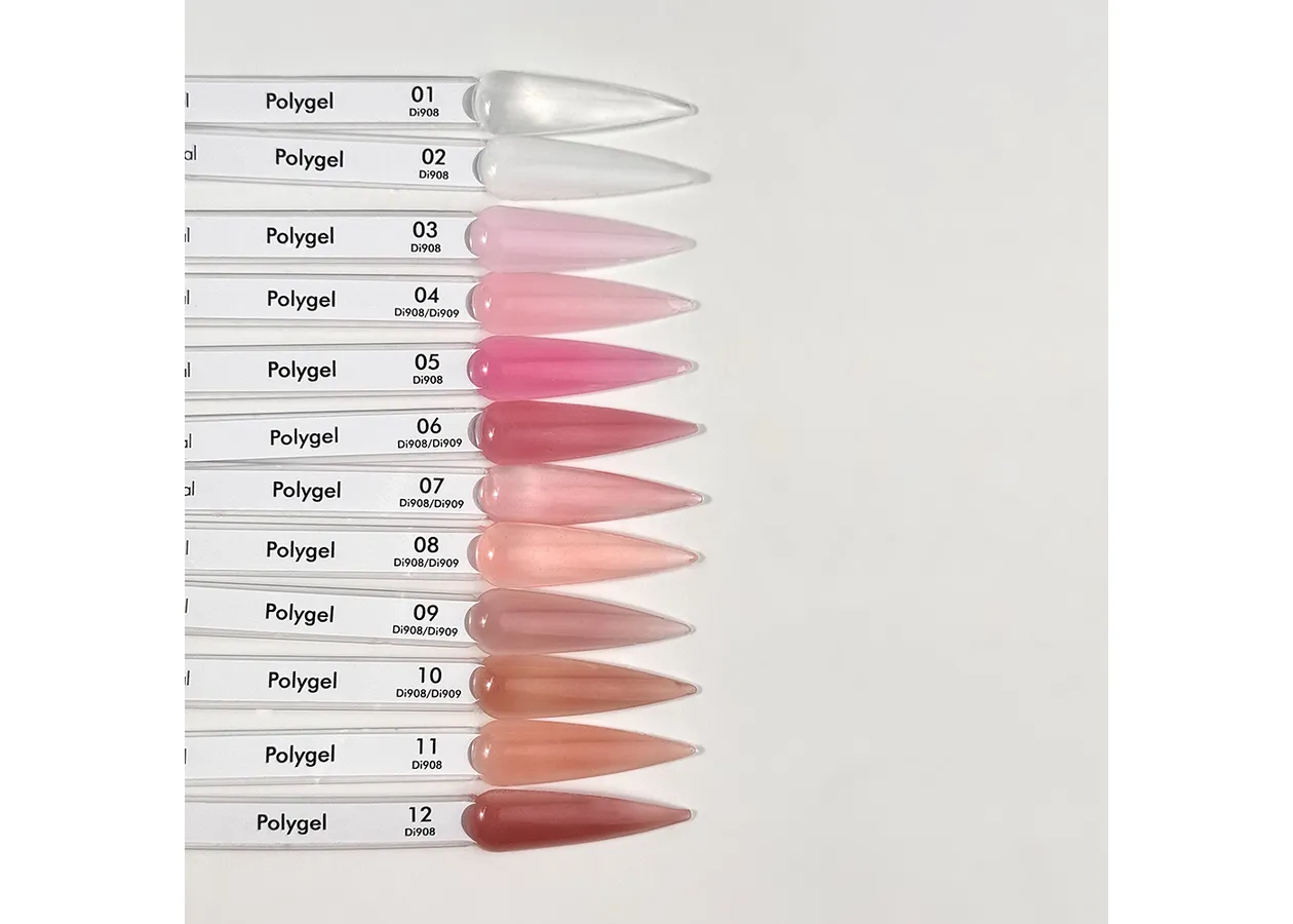 Палітра на тіпсах на полігель Divia 