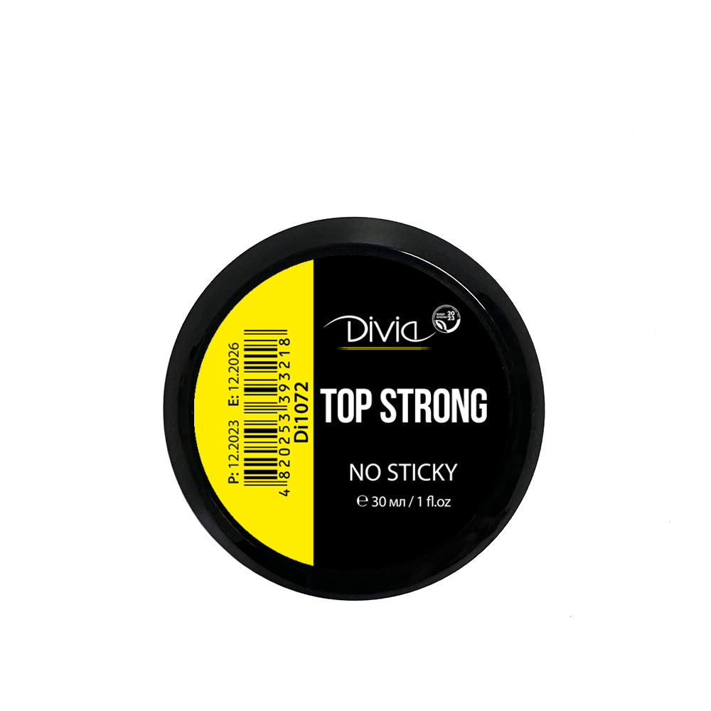 Топ для нігтів надміцний Divia