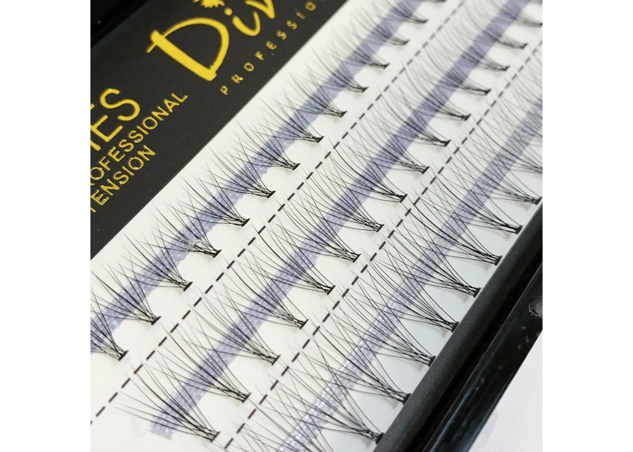 Вії пучкові для нарощення Divia - Di946 - Фото 2
