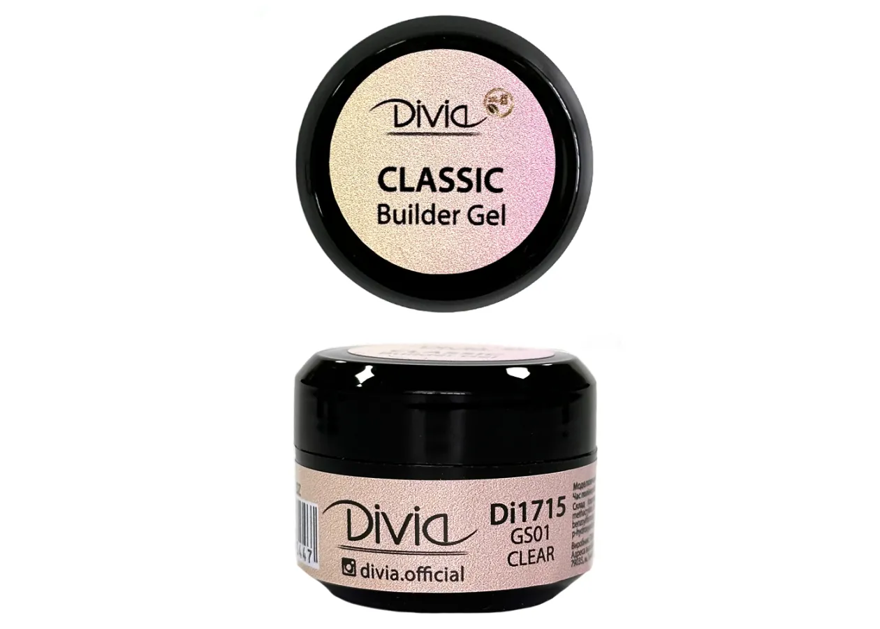 Гель для нарощування нігтів Divia 