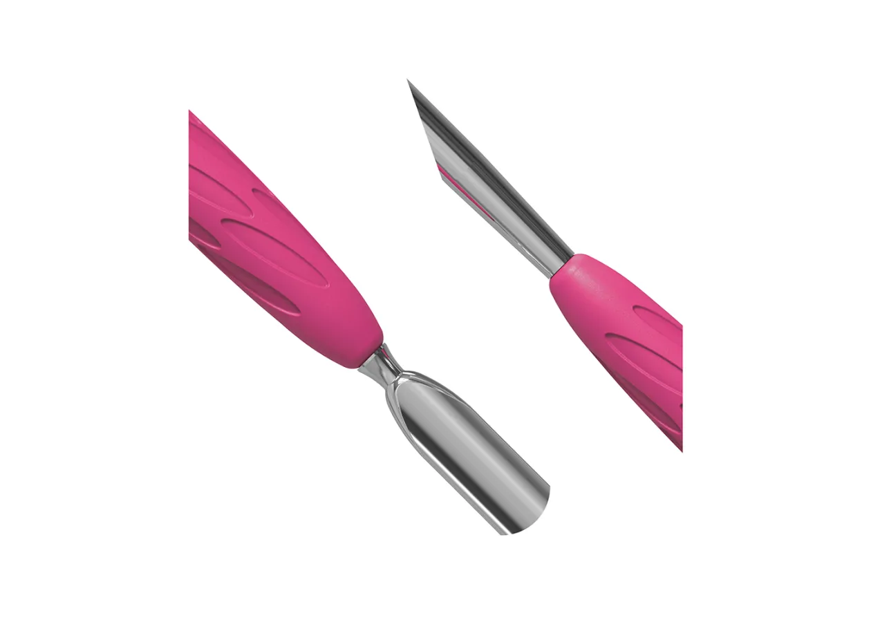 Лопатка манікюрна з силіконовою ручкою 