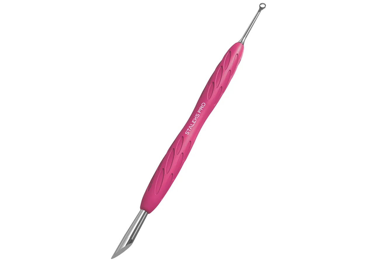 Лопатка манікюрна з силіконовою ручкою 