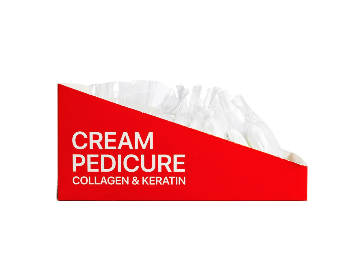 Одноразові шкарпетки для педикюру з кремовою емульсією Kodi - Фото 2