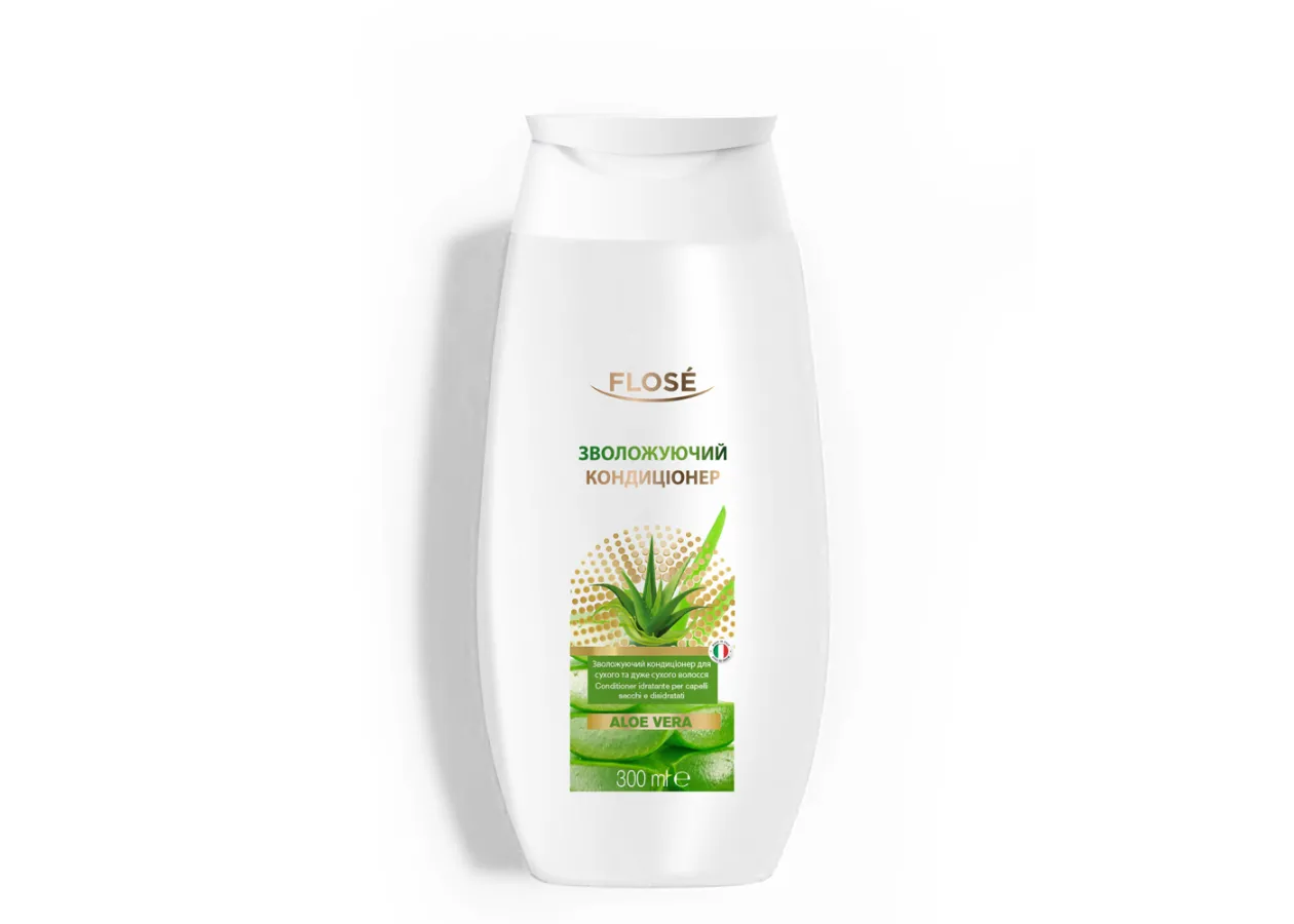 Зволожуючий кондиціонер для сухого та дуже сухого волосся FLOSÉ (300 мл)