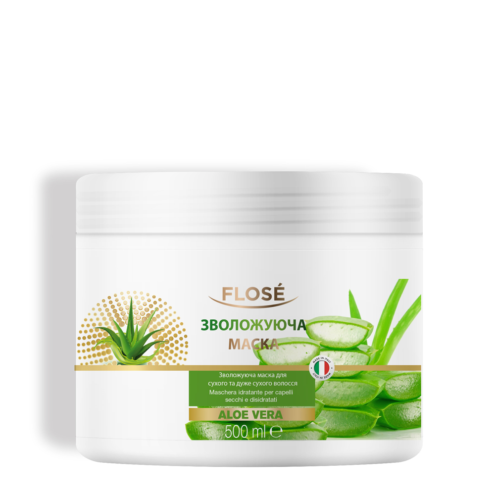 Зволожуюча маска для сухого та дуже сухого волосся FLOSÉ (500 мл)