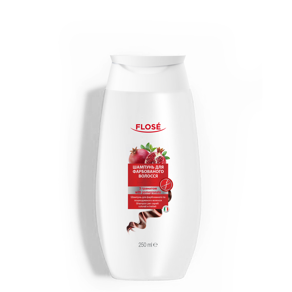 Шампунь для фарбованого та пошкодженого волосся FLOSÉ (250 мл)