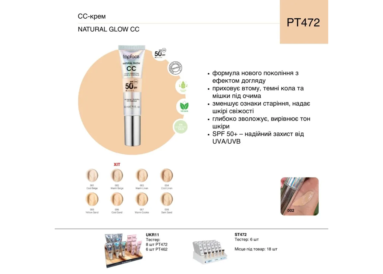 Тональний крем TopFace 