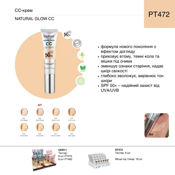 Тональний крем TopFace 