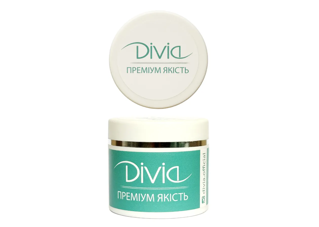 Файбер база для нігтів з армуючими волокнами Divia 