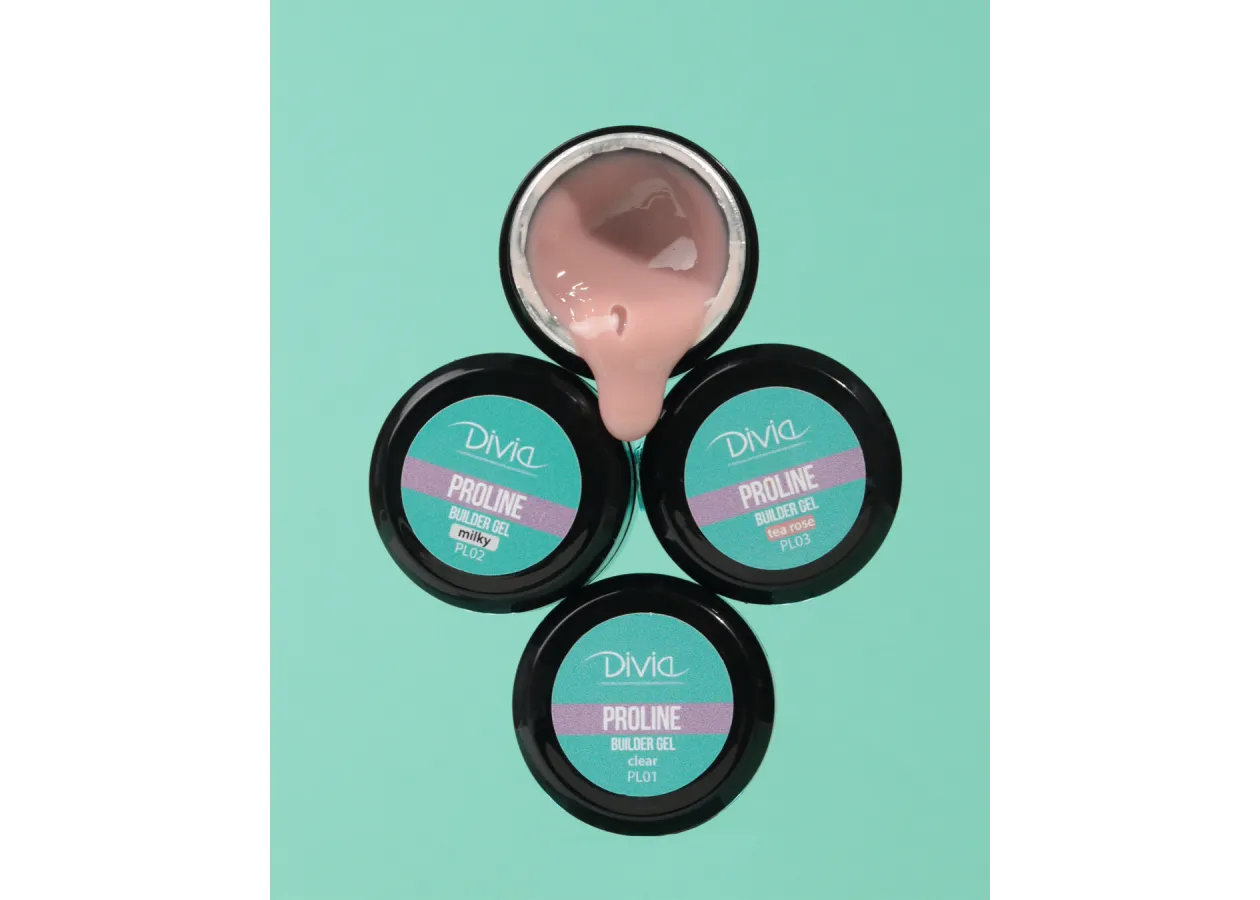 Гель будівельний Divia “ProLine Builder Gel“ Di1750 (5 г) - Фото 2