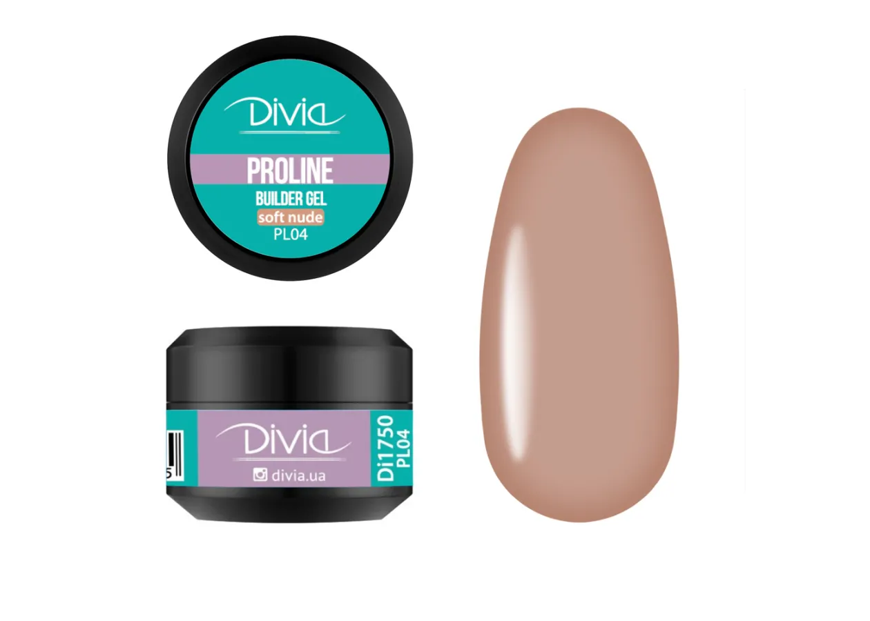 Гель будівельний Divia “ProLine Builder Gel“ Di1750 (5 г)