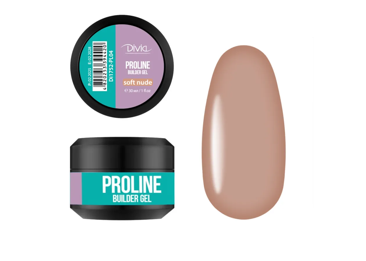 Гель будівельний Divia “ProLine Builder Gel“ Di1752 (30 г)