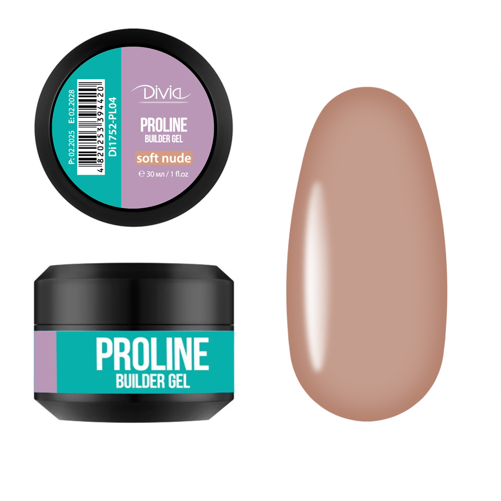 Гель будівельний Divia “ProLine Builder Gel“ Di1752 (30 г)