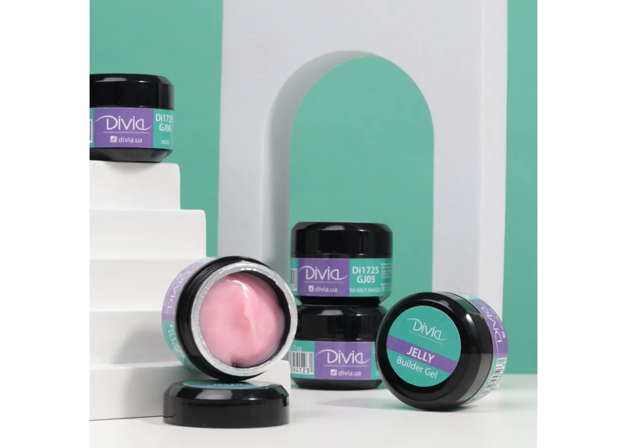 Гель для нарощування нігтів Divia 