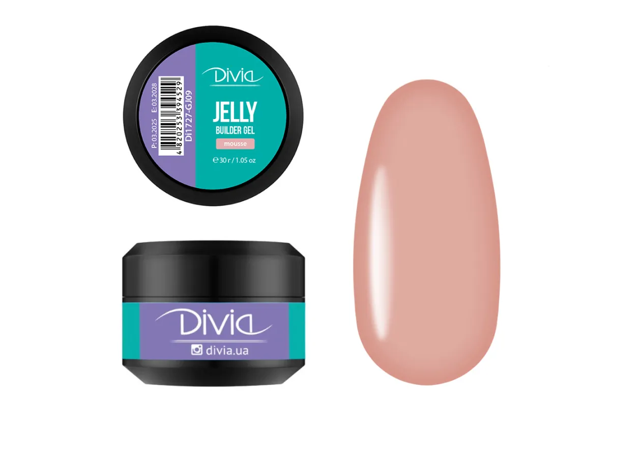 Гель для нарощування нігтів Divia 
